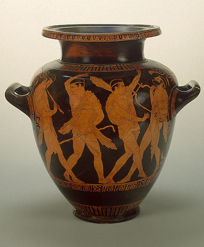 Древнегреческая ваза. Тиас