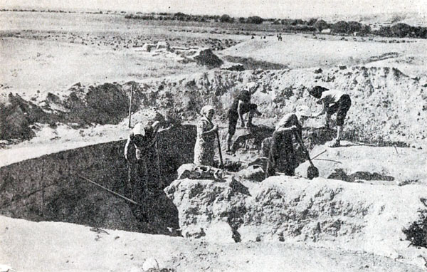 Археологические работы на Курган-тепе