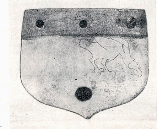 Малая костяная пластина с изображением грифа. Из раскопок могильника близ Курган-тепе